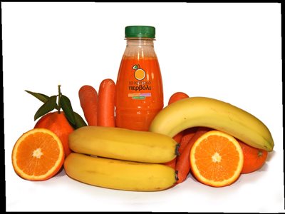 Χυμός Πορτοκάλι-Μπανάνα-Καρότο