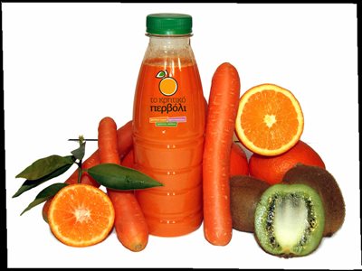 Χυμός Ακτινίδιο-Καρότο-Πορτοκάλι